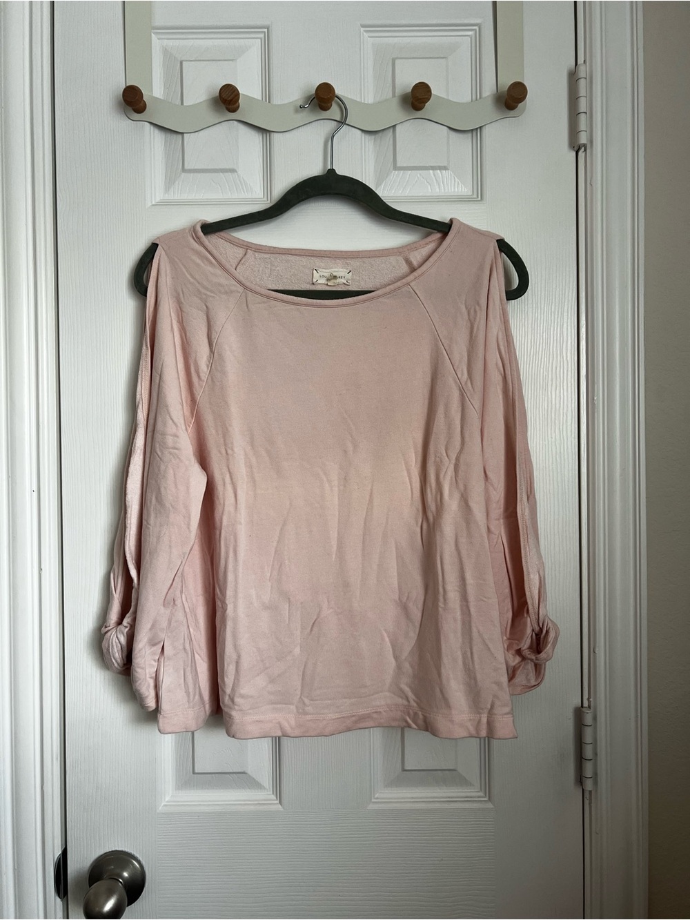 Lou & Grey Light Pink Long Sleeve Top